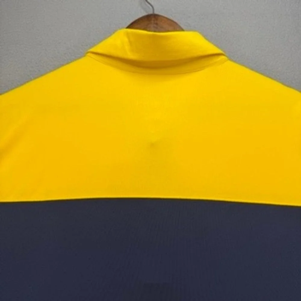 Jordan Polo Shirt Marquette Golden Eagles NCAA Regular XXL Navy Yellow Dri-FIT